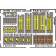 Colour Photoetch for 1/48 Luftwaffe WWII Bombers Seatbelts 