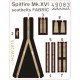 1/48 Supermarine Spitfire Mk.XVI Fabric Seatbelts for Eduard kits (2 Photo-Etched Sheets) 