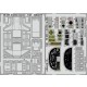 1/48 North American B-25G Mitchell Interior Photo-etched Detail Parts for Italeri kits