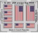 1/700 WWII USN Ensign Flag (Steel) Photo-Etched Set