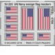 1/700 US Navy Ensign Flag Modern STEEL Detail-up set (PE)