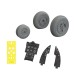 1/48 de Havilland Vampire F.3 Detail Parts Detail Set for Airfix kits