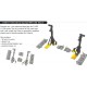 1/48 P-40E Warhawk Undercarriage Legs for Eduard kits