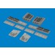 1/48 Curtiss P-40N Gun Bays (6 guns) for Eduard kits