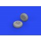 1/72 P-51B/C Mustang Wheels (Diamond Tread) for Arma Hobby kits