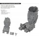 1/72 MiG-21 Fishbed Seat with Integral Belts for Eduard kits