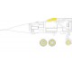 1/72 Mikoyan-Gurevich MiG-25PD Paint Masking for ICM kits