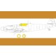 1/72 Avia S-199 Erla Canopy Weekend Masks for Eduard kits