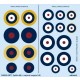 1/48 Supermarine Spitfire Mk.I National Insignia Decals for Eduard kits