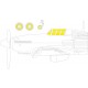 1/48 Hawker Hurricane Mk.IIb TFace Masks for Arma Hobby kits