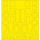1/48 Percival Proctor Mk.I Paint Masking Sheets for Dora Wings kits