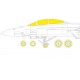 1/48 Boeing EA-18G Growler Tface Paint Masking for Meng Model kits