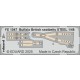 1/48 British Brewster F2A Buffalo Seatbelts Detail Set for Tamiya kits