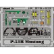 1/48 P-51B Mustang Colour Photoetch Set Vol.2 for Tamiya kit