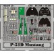 Colour Photoetch for 1/48 P-51D Mustang for Hasegawa kit