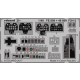 1/48 McDonnell F2H-2 Interior Detail Set for Kitty Hawk kit (1 Photo-Etched Sheet)