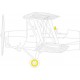 1/32 de Havilland DH. 82A Tiger Moth Paint Masking for ICM kits