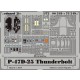 1/72 P-47D-25 Thunderbolt Colour Photoetch Set Vol.2 for Tamiya kit