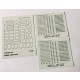 Decals for 1/35 German Luftwaffe License Plates with Frames
