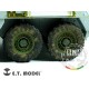 1/35 US Army Stryker Armoured Vehicle Weighted Road Wheels for Trumpeter kit
