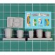 1/35 Plastic Containers for Paint (5pcs)