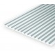 Styrene V-Groove Siding (Spacing = 2.5mm;Width = 0.53mm) 1pcs Size: 15cmx30cm