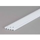 Opaque White Styrene Strip 1.0mm x 4.8mm (.04"x.188") 14pcs Length: 60cm (24")