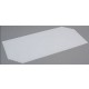 Opaque White Styrene Sheet (Size: 8" x 21"; Thickness: .015"/0.38mm) 6pcs