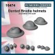 1/16 WWII British Dented Broddie Helmets