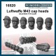 1/16 Luftwaffe Heads with M43 Caps