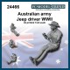 1/24 WWII Australian Jeep Driver