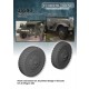 1/35 M2/M3 Halftracks Highway Pattern Tyres for Dragon kits