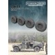 1/35 HMWWV Weighted Wheels for Tamiya kits