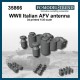 1/35 WWII Italian AFV Antennas