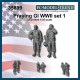 1/35 US Soldiers Praying set 1