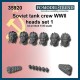 1/35 Soviet Tank Crew Heads Set 1