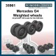 1/35 Mercedes G4 "Gelande" Weighted Wheels for ICM kits