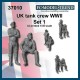 1/35 WWII British Tank Crew Set 1 (2 figures)