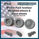 1/35 M1 Pack Howitzer Weighted and Wood Wheels