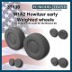 1/35 M1A2 Howitzer Weighted Wheels for Bronco kits
