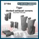 1/35 Tiger Dented Exhaust Covers