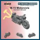 1/48 WWII Soviet Motorcycle M-72 (3D print)