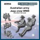 1/48 WWII Australian Jeep Crew