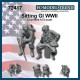 1/72 WWII US Seated Soldiers