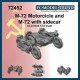 1/72 Soviet M-72 (2 motorcycles with 1 sidecar)