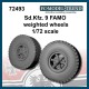1/72 SdKfz 9 Famo Weighted Wheels