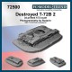 1/72 T-72B Destroyed