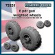 1/72 6 Pdr Gun Weighted Wheels for ACE kit