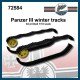 1/72 Panzer III Winterketten Tracks