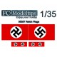 Water-slide Decal for 1/35 Adaptable Decal Flag Reich